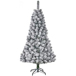Black Box Sapin de Noël effet givre à 164 branches 120x71cm