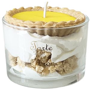 Bougie parfumée tartelette au citron