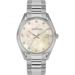 Jacques Lemans 50-4H - Montre Bracelet - Femmes - Quartz - Derby