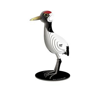 Maquette Eugy 3D Modèle: OISEAU / GRUE 8,4x7x13cm, en carton, en boîte, 6+ - Maquette en carton - DA-5314125