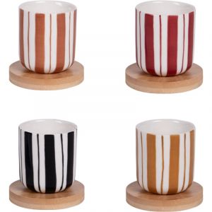 Table passion Coffret 4 tasses Singita 10 cl