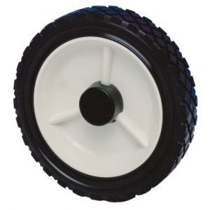 Roue fixe sur axe pour manutention moyenne, diamètre 180 mm