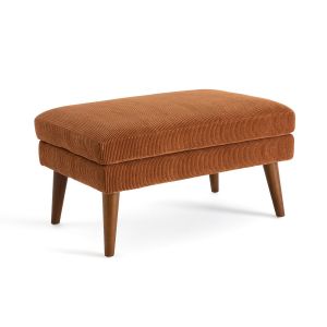 Image de Pouf velours côtelé, Séméon Tabac Taille Taille Unique