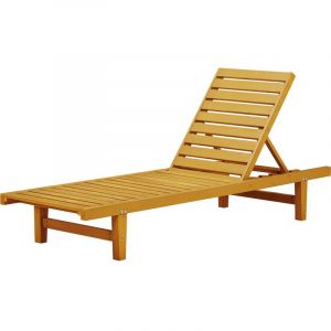 Habitat et Jardin Bain de Soleil en bois "Rawai" - Marron clair