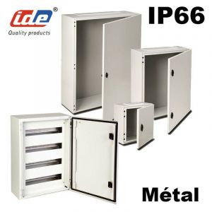 Ide Coffret électrique étanche IP66 en métal Argenta - HxLxP - 600X600X250mm PO