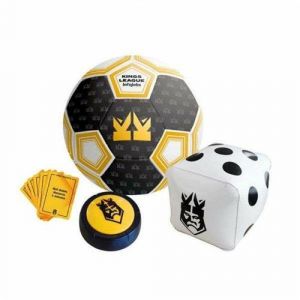 IMC Toys Kings League Jeu Officiel de Football recrée Un Vrai Match avec Ballon, Cartes et Bouton Poussoir pour Enfants à partir de 6 Ans