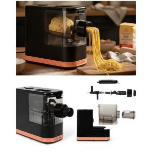 Livoo Machine &agrave; p&acirc;tes fra&icirc;ches &eacute;lectrique 150W - 7 formes de p&acirc;tes Livr&eacute; avec 7 disques et 1 bol doseur