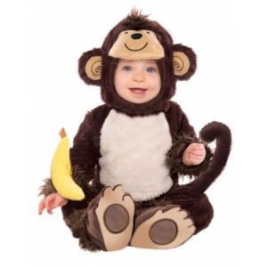 Amscan 997538 - D&eacute;guisement Singe - 6-12 Mois