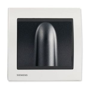 Siemens Sortie de cable Anthracite Delta Iris + Plaque Métal Blanc