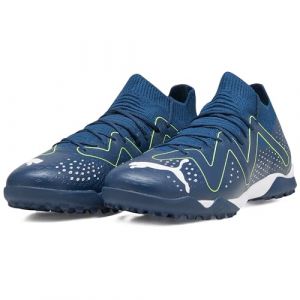 Image de Puma Homme Future Match TT Chaussure de Football, Persian Blue White Pro Green, 43 EU