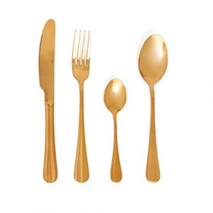 Quid Celebrat set de 24 couverts Or, Acier inoxydable