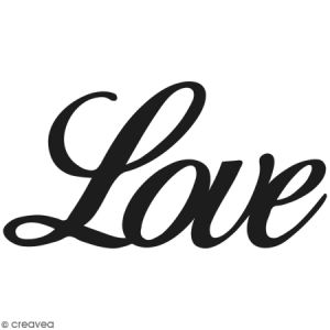 Artémio Matrice de coupe Love - 7,5 x 4 cm - 1 pce