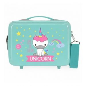 Roll road Little Me Trousse de toilette adaptable Vert Turquoise 29x21x15 cms ABS
