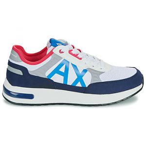 Armani Exchange Pour homme. Baskets blancs en tecnofibre Armani Exchan