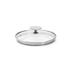 De Buyer Couvercle verre pontet inox cerclage profond alchimy ø16cm