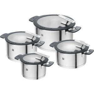 Zwilling Simplify Ensemble de casseroles 4-pcs, Acier inoxydable
