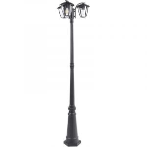 Beliani Lampadaire extérieur LEMRO Noir