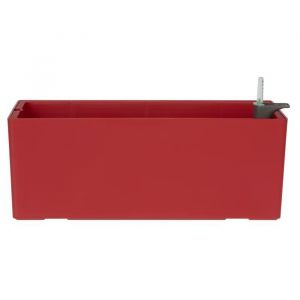 Image de Artevasi Jardinière Rimini - 20 x 51 x H 20 cm - 17 L - Rouge