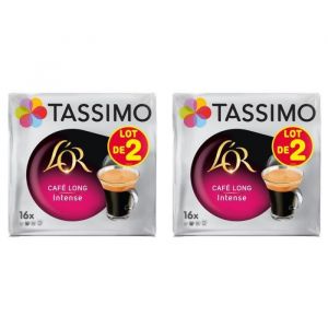 Tassimo [ Lot de 2 ] Café long intense L'Or x32 dosettes - 208g