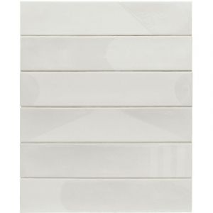 WADI DECOR SNOW - Carrelage 6x30 cm rectangulaire brillant blanc 30067