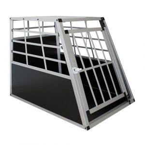Boîte de transport pour chiens en aluminium - L