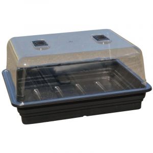Nortene Mini serre pour semis " Rapid Grow" 52 x 42 x 28 cm - Noir