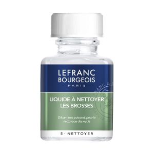 Image de Lefranc & bourgeois Liquide à nettoyer les brosses -75ml