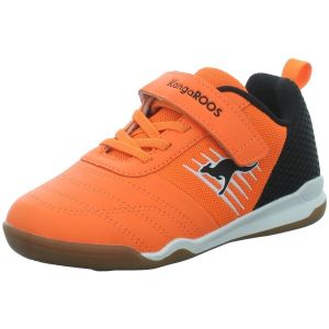 KangaROOS Super Court Ev Basket, Orange Fluo Jet Black 7950, 36 EU