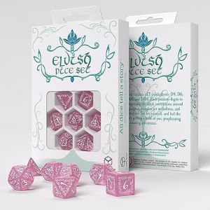 Q workshop Elvish Shimmering Pink & White Set de sauces
