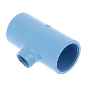 Image de Glynwed Té réduit 90° PVC bleu air comprimé femelle-femelle O40x20