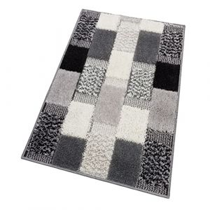 Emmevi Mv S.p.a. - Tapis de Bain Moderne Doux Antidérapant Tapis de Douche Lavable Absorbant Gris - 60x120 cm