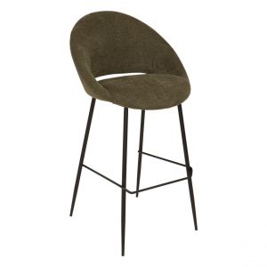 Atmosphera Tabouret de bar Amago vert cèdre 54x52cm créateur d'intérieur