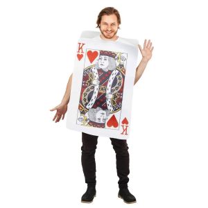 Ruedelafete D&eacute;guisement Carte Roi de coeur adulte