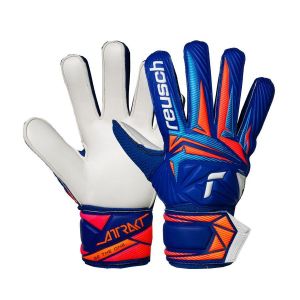 Reusch Gants De Gardien Attrakt Solid - Bleu/blanc/orange Enfant, pointure 7&frac12; - ['Bleu'] - Taille 7&frac12;