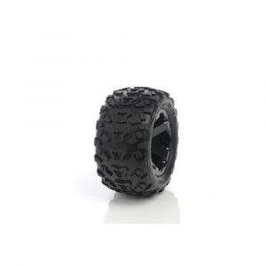 Tyre set pre-mounted "Mud rocker 4.0", Black rims 17mm Hex, fits SUMMIT, REVO Medial Pro