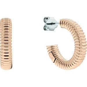 Boucles oreilles Calvin Klein Playful Repetition - 35000033 Acier Argent, Dor&eacute; rose