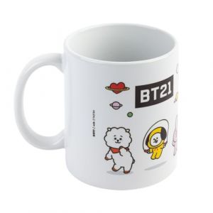 Grupo erik Mug BT21 350ml | Tasse en C&eacute;ramique Sous Licence Officielle | Mug Caf&eacute; & Th&eacute;, Id&eacute;e Cadeau Geek, Anniversaire ou No&euml;l