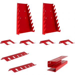 Lot d'accessoires porte outils - Pour panneau mural rangement outils - Pour ref Oxeo 760243