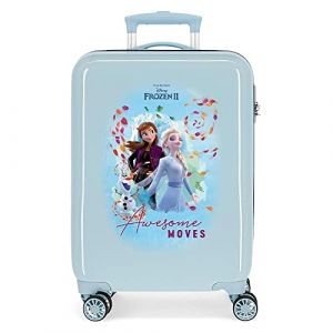 Frozen La Reine des Neiges Awsome Moves Valise Trolley Cabine Bleu 38x55x20 cms Rigide ABS Serrure à combinaison 34L 2,6Kgs 4 roues doubles Bagage à main