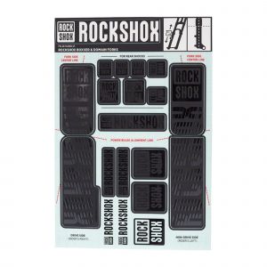 Rockshox Kit autocollants pour fourche Boxxer/Domain Dual