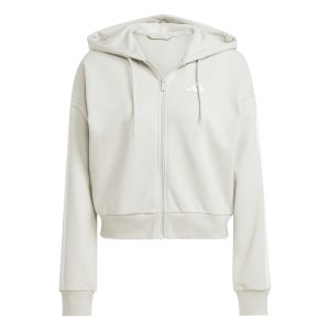 Adidas Sweatshirt &agrave; capuche full zip femme Essentials 3-Stripes