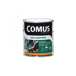 Comus Ancorprim blanc 0,75L Primaire d'accrochage universel pour métaux ferreux et supports difficiles blanc