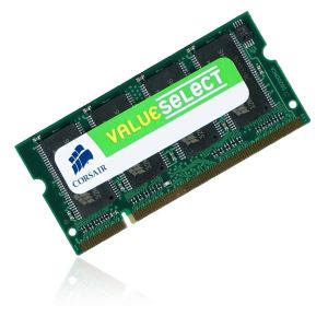 Image de Corsair VS1GSDS400 - Barrette mémoire Value Select 1 Go DDR 400 MHz SoDimm 200 broches