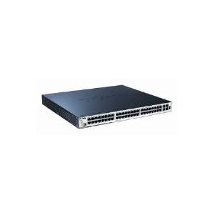 D-link DGS-3120-48PC-SI - Switch xStack empilable niveau 2+ Gigabit 44 ports PoE/PoE+ et 4 ports Combo SFP