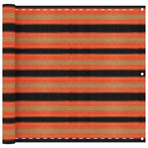 Écran de balcon brise pare vue protection confidentialité 90 x 300 cm PEHD multicolore 02_0010253