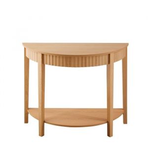 Calicosy Console arrondie avec effet vague à 2 niveaux H76 cm - bologne