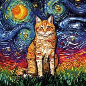 Puzzle de 1000 pièces Alipson Puzzle Chat Facon De Vinci