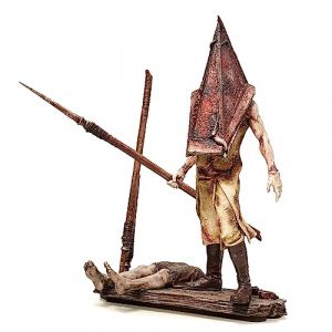 Image de Numskull Games Silent Hill 2 Figurine Pyramide Rouge 29,5 cm Réplique de Statue de Collection – Produit Officiel Silent Hill – Édition limitée