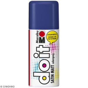 Marabu Peinture en bombe DO IT bleu fonc&eacute; 150 ml