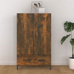 VidaXL Buffet Chêne fumé 70x31x115 cm Bois d'ingénierie